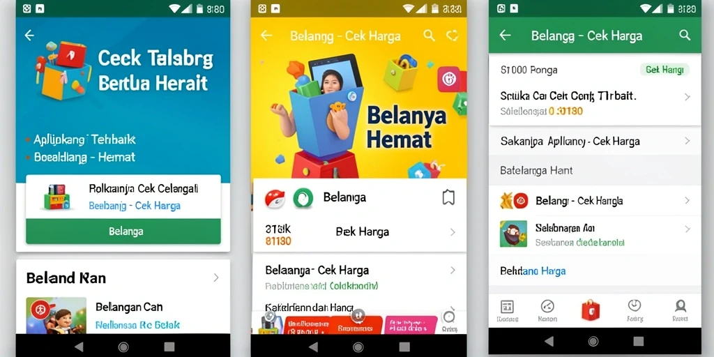 Tampilan antarmuka aplikasi Cek Harga 8180 yang sederhana dan fungsional.