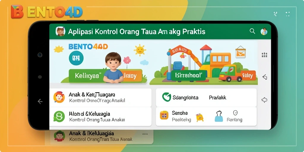 Antarmuka intuitif BENTO4D untuk kontrol orang tua yang efektif.