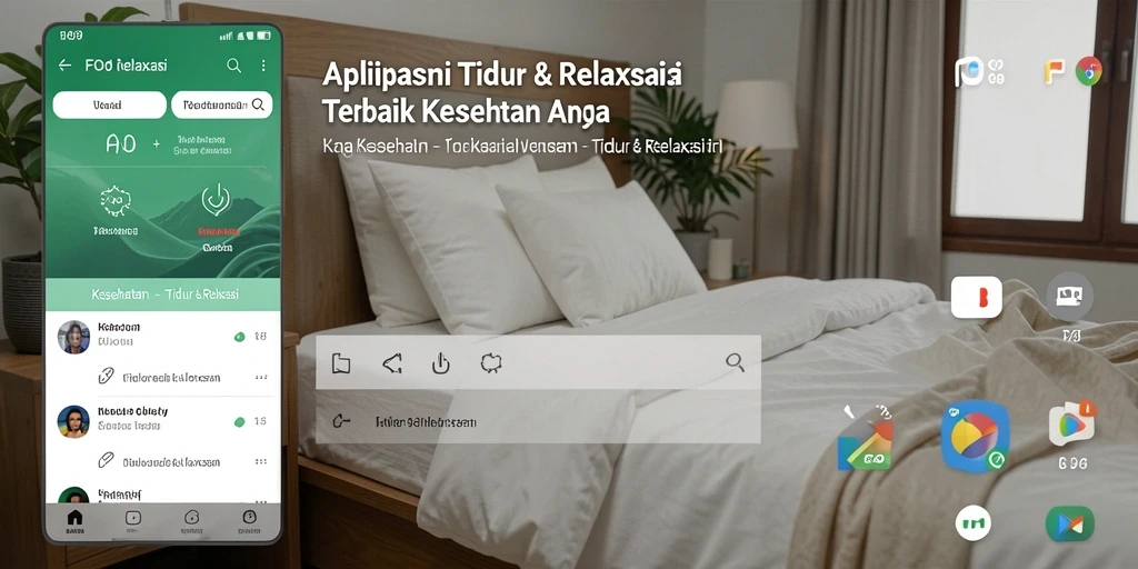 Antarmuka FO8 yang user-friendly untuk relaksasi dan tidur.