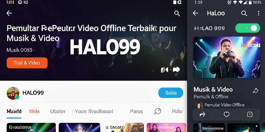 Tampilan antarmuka HALO99 yang sederhana dan fungsional.
