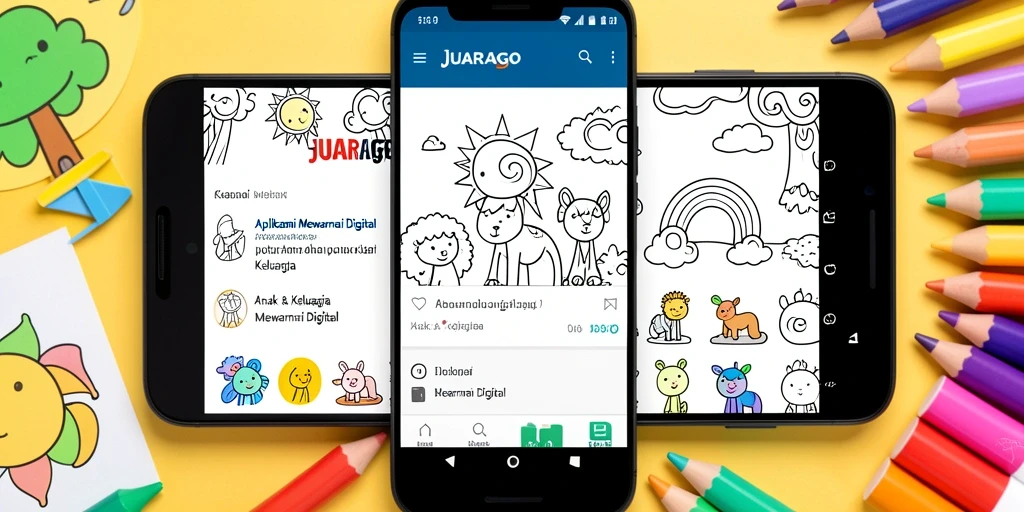 Tampilan antarmuka JUARAGO yang ceria dan interaktif.