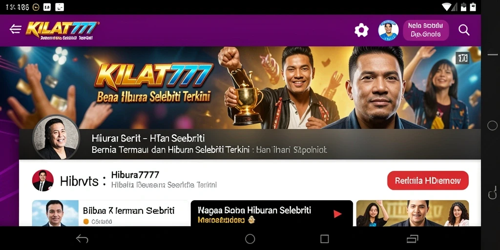 Tampilan antarmuka KILAT777 yang menarik dan informatif.