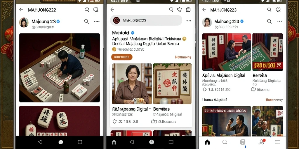 Antarmuka MAHJONG222 yang informatif dan mudah digunakan.