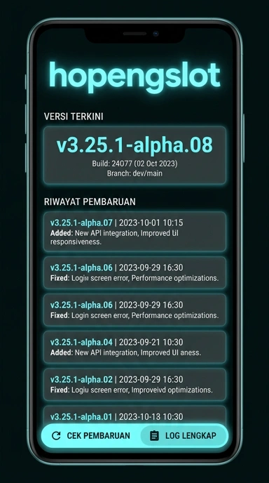 Riwayat Versi hopengslot untuk Pengguna Android